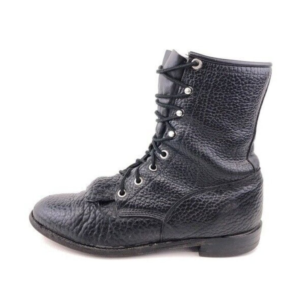 Justin L522 Bullhide Western Lacer Boots Womens 7.5 B